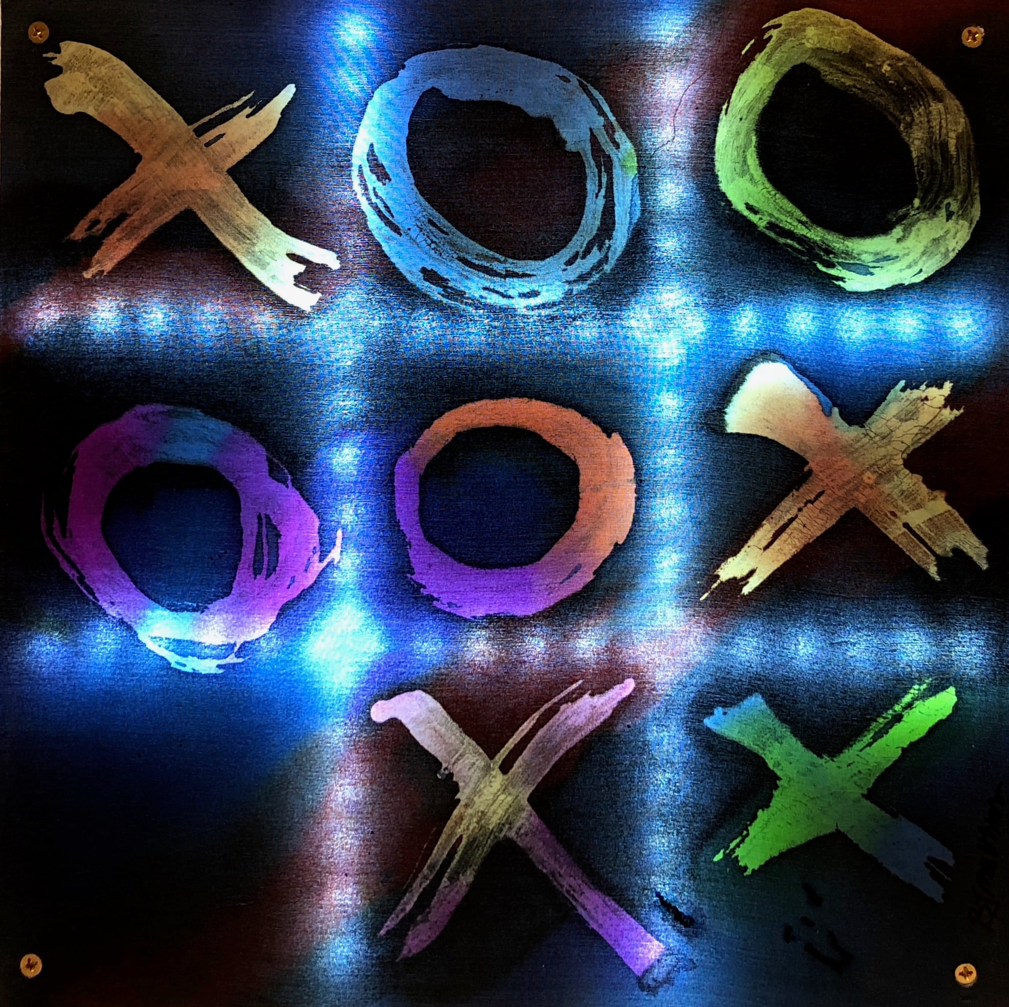 Silk painting artwork 2